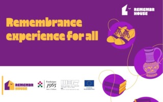 Grafica webinar Remembrance Experience for all, 9 aprile 2024