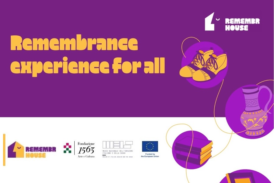 Grafica webinar Remembrance Experience for all, 9 aprile 2024