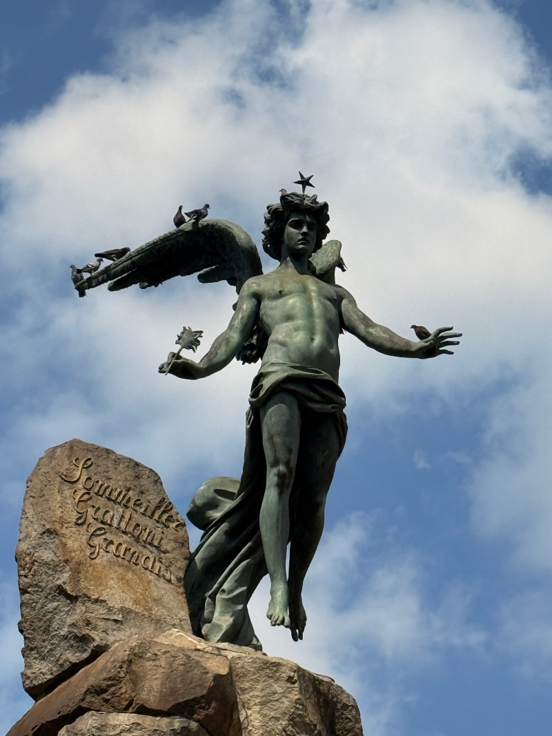 L. Belli, O. Tabacchi, Monumento al Traforo del Cenisio-Frejus, 1879. Torino, Piazza Statuto